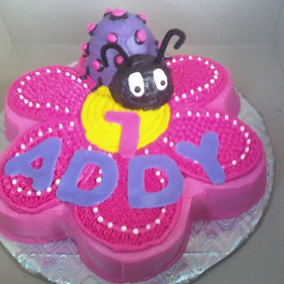 Purple Ladybug On Flower