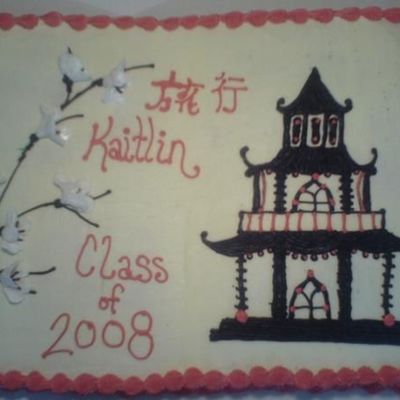 Kaitlin's Graduation Cake