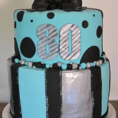 80Th Birthday Cake