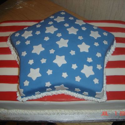 Stars And Stripes Cake
