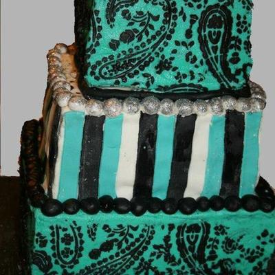 Turquoise And Paisley Wedding