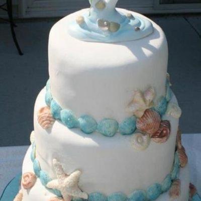 Seashell Wedding Cake