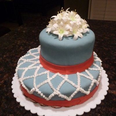 Stars And Stripes Tiered Cake