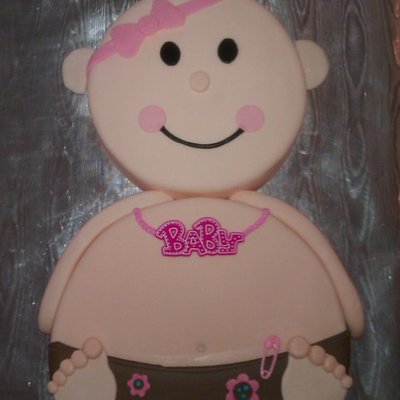 Girl Baby Cake
