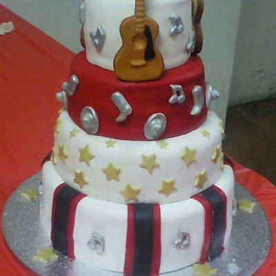 Country Music Star Cake