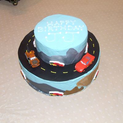 Cars Birthday Cake