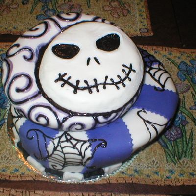 Jack Skellington Sweet 16 Cake