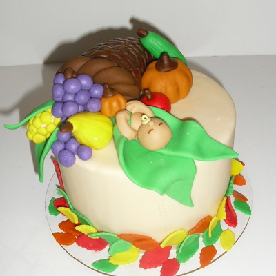 Thanksgiving Baby Cornucopia