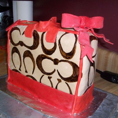 Coach Purse Cake