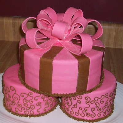Pink And Brown 2 Tier