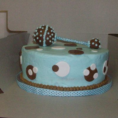 Baby Rattle Cake