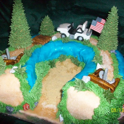 Golf Cart And Horse Shoes