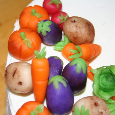 Marzipan Vegetables