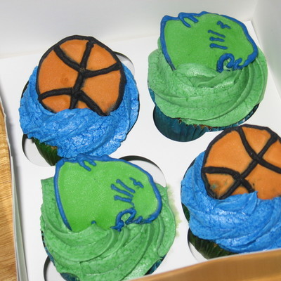 Basketball Themed Cuppies