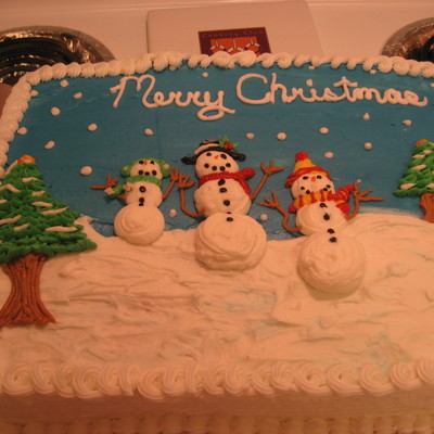 Christmas Snow Scene!