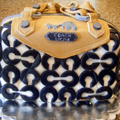 Coach Purse Birthday Cake