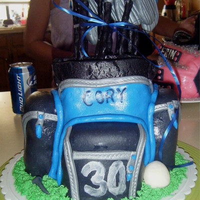 Golf Bag Cake