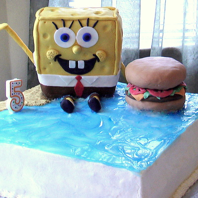 Spongebob At The Beach