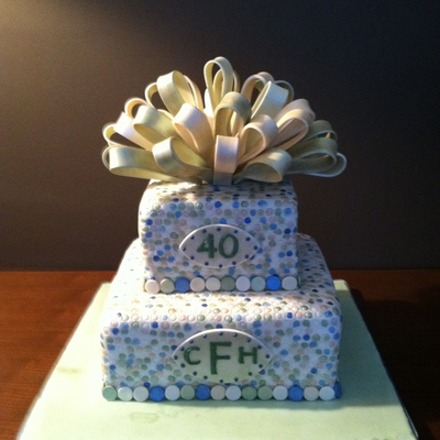 Mosaic 40 Cake