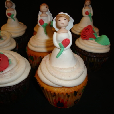 Bride Cupcakes