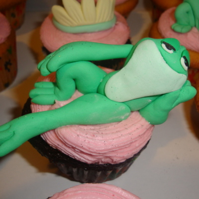 Princess And The Frog Cupcakes