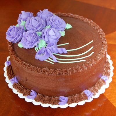 Wilton Course 1-Roses Cake