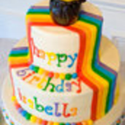 Isabella's Pot Of Golden Birthday Cake