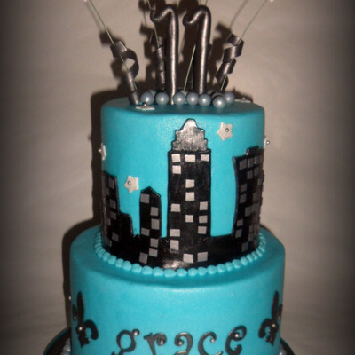 Uptown Birthday Cake