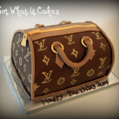 Louis Vuitton Purse Cake