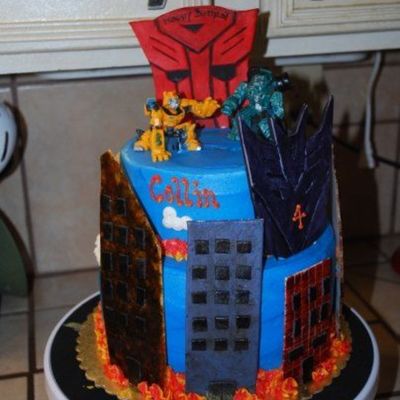 Transformers Cake