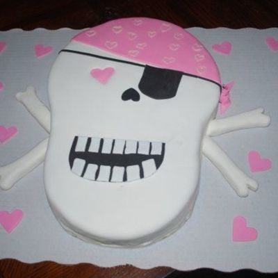 Pink Pirate Cake