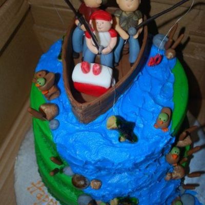 40Th Birthday Fishing Cake