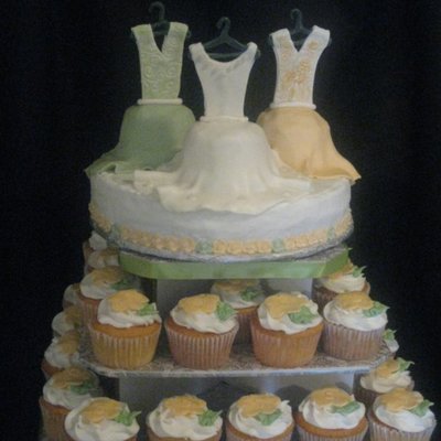 Bride And Her Ladies In Waiting...