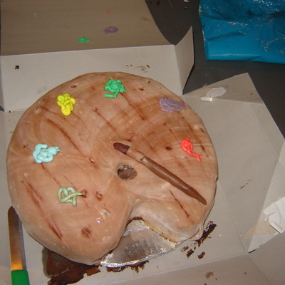 Artist Pallet Cake
