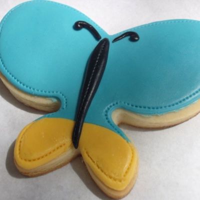 Blue/yellow Butterfly