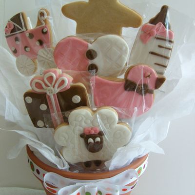 Baby Shower Cookie Bouquet