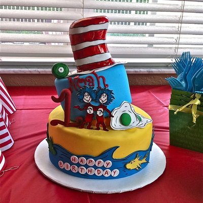 Dr. Seuss Cake