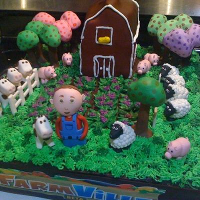 Farmville Cake