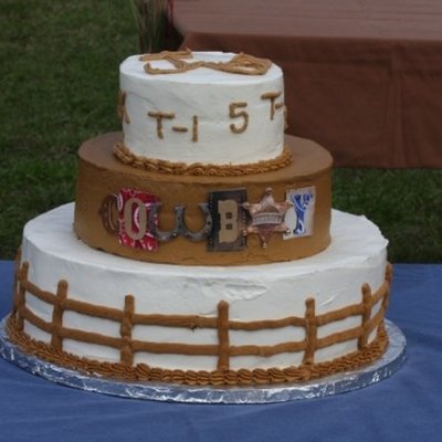 Cowboy Wedding Cake