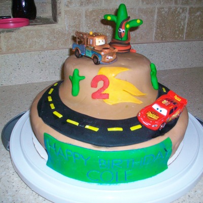 2Nd Birthday Cake - Cars