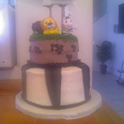 Jungle Theme Cake