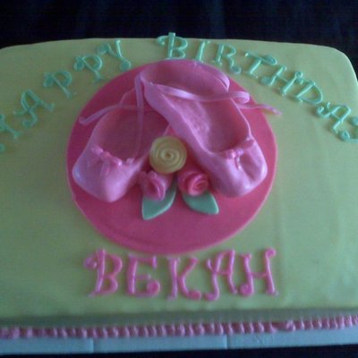 Ballet Birthday Cake