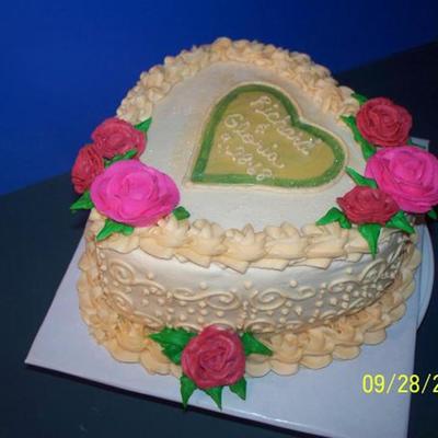 41St Small Anniversary Cake