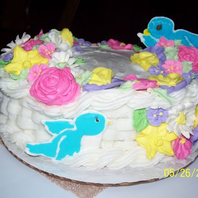 Wilton Class 2 Flower Cake