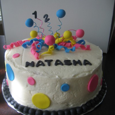 Polka Dot Birthday Cake