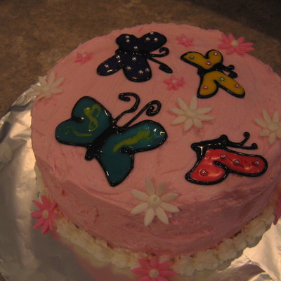 Butterfly Birthday Cake