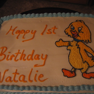 Duck Birthday Cake
