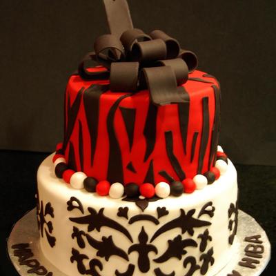 A Sweet Sixteen Birthday Cake