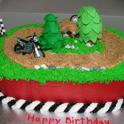Motocross Cake