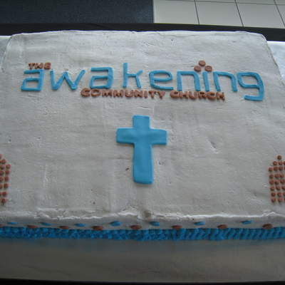 Launch Party Cake